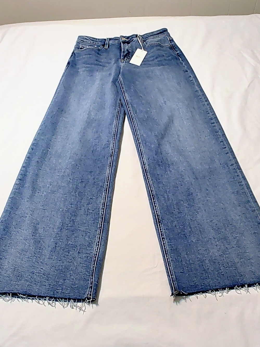 MoCo Boutique Wide Leg Tummy Control Jeans
